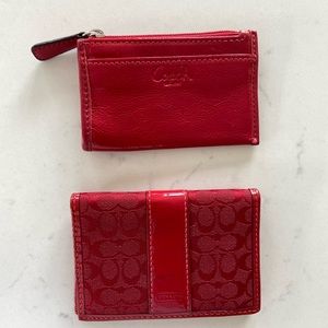 COACH wallet and change purse